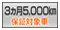 3ヵ月5,000km保証対象車